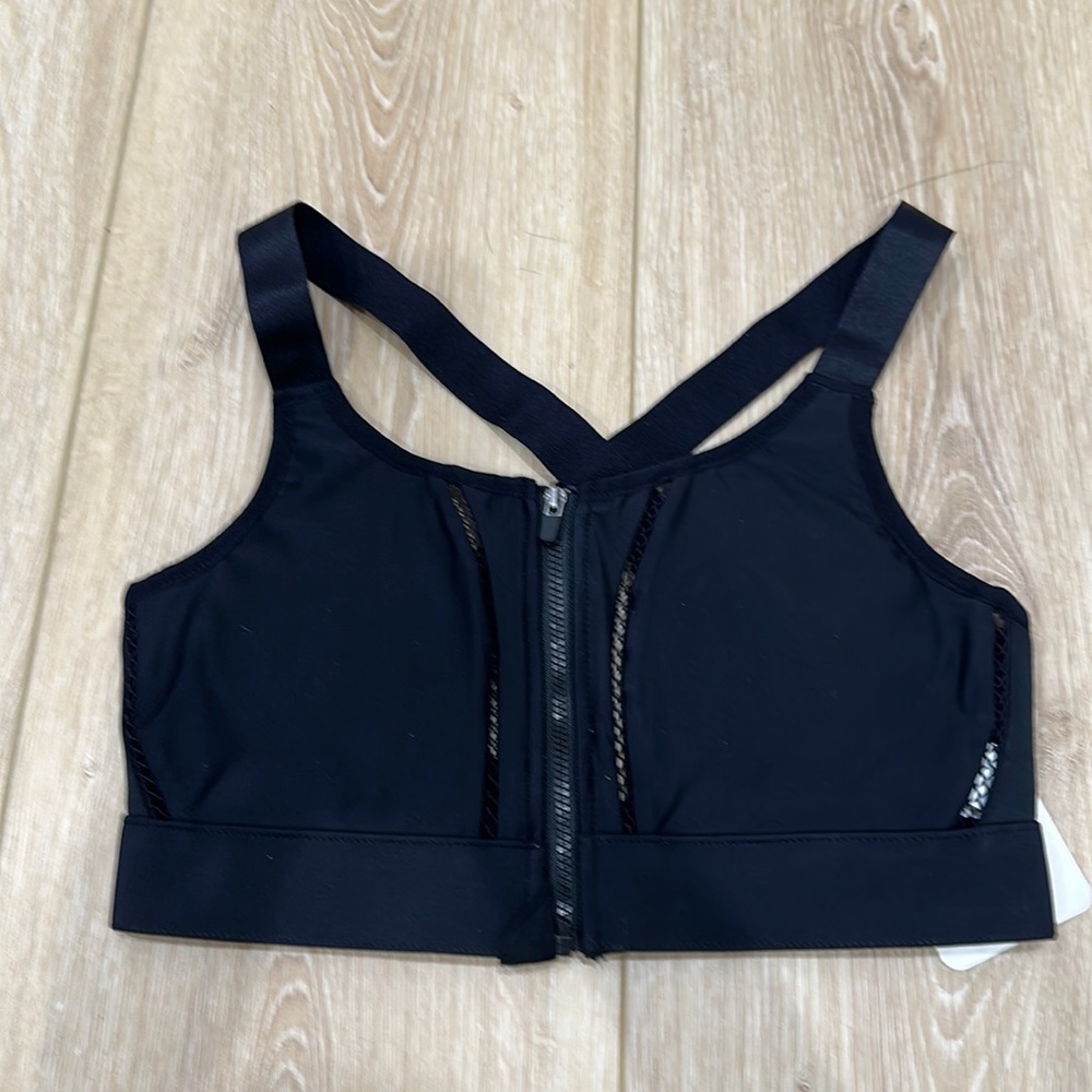 Fabletics zip up sports bra